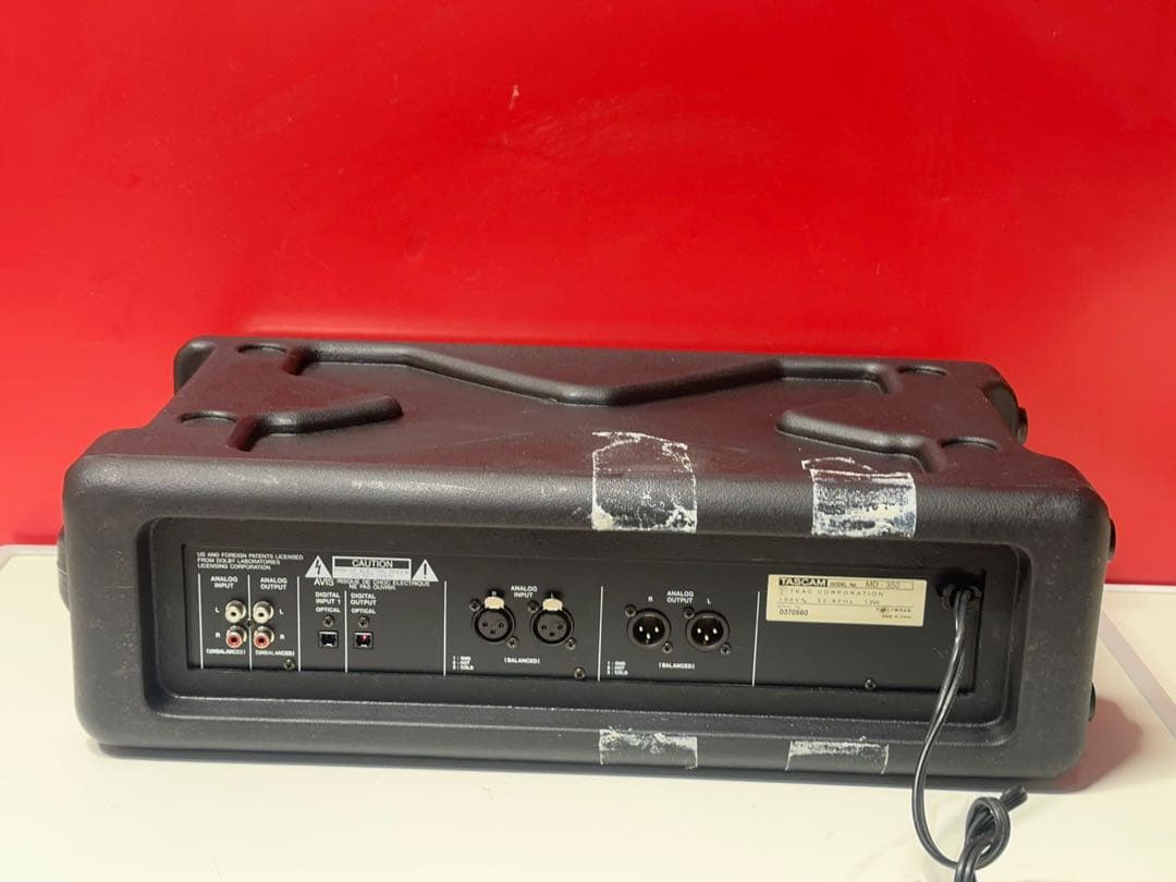 TASCAM MD-350 MDデッキ SKBケース付き