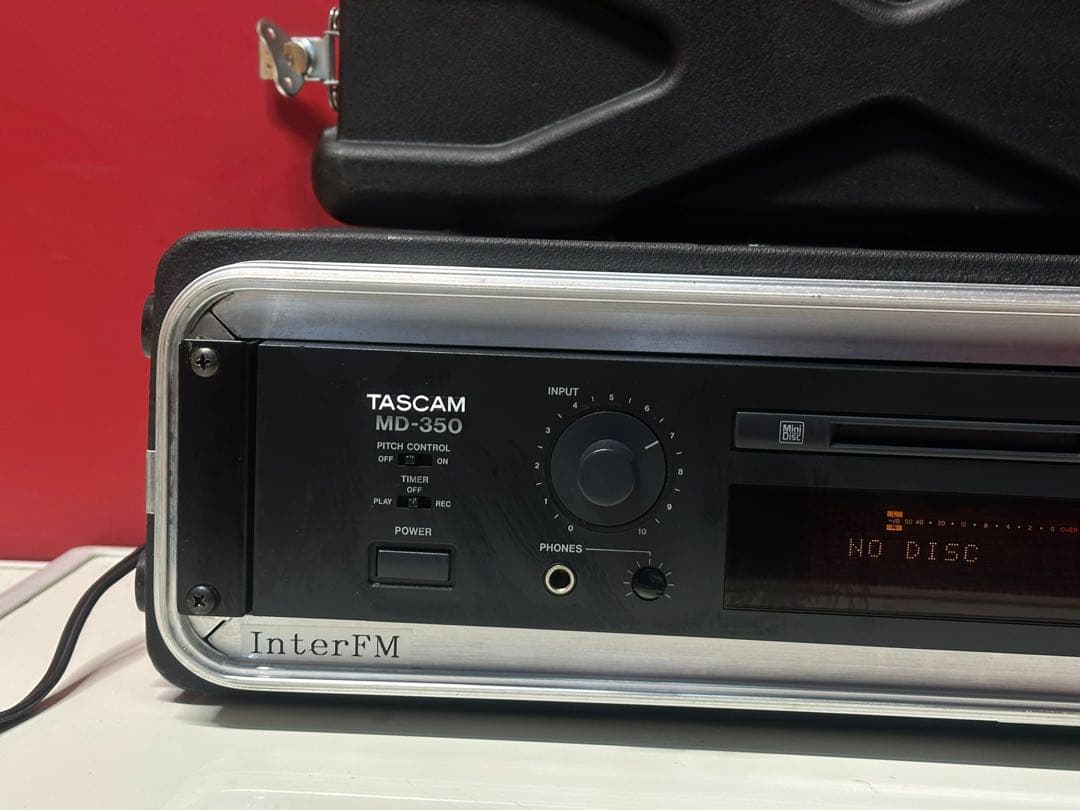 TASCAM MD-350 MDデッキ SKBケース付き