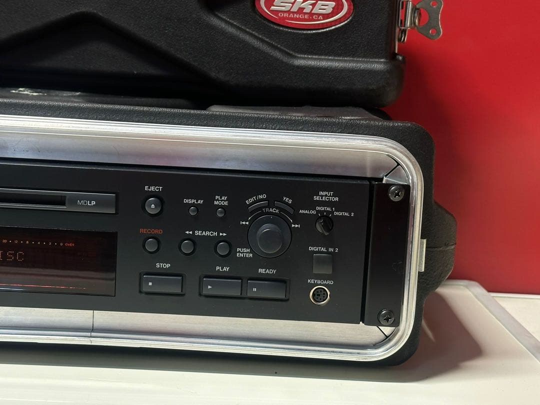 TASCAM MD-350 MDデッキ SKBケース付き