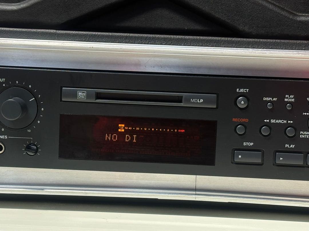 TASCAM MD-350 MDデッキ SKBケース付き