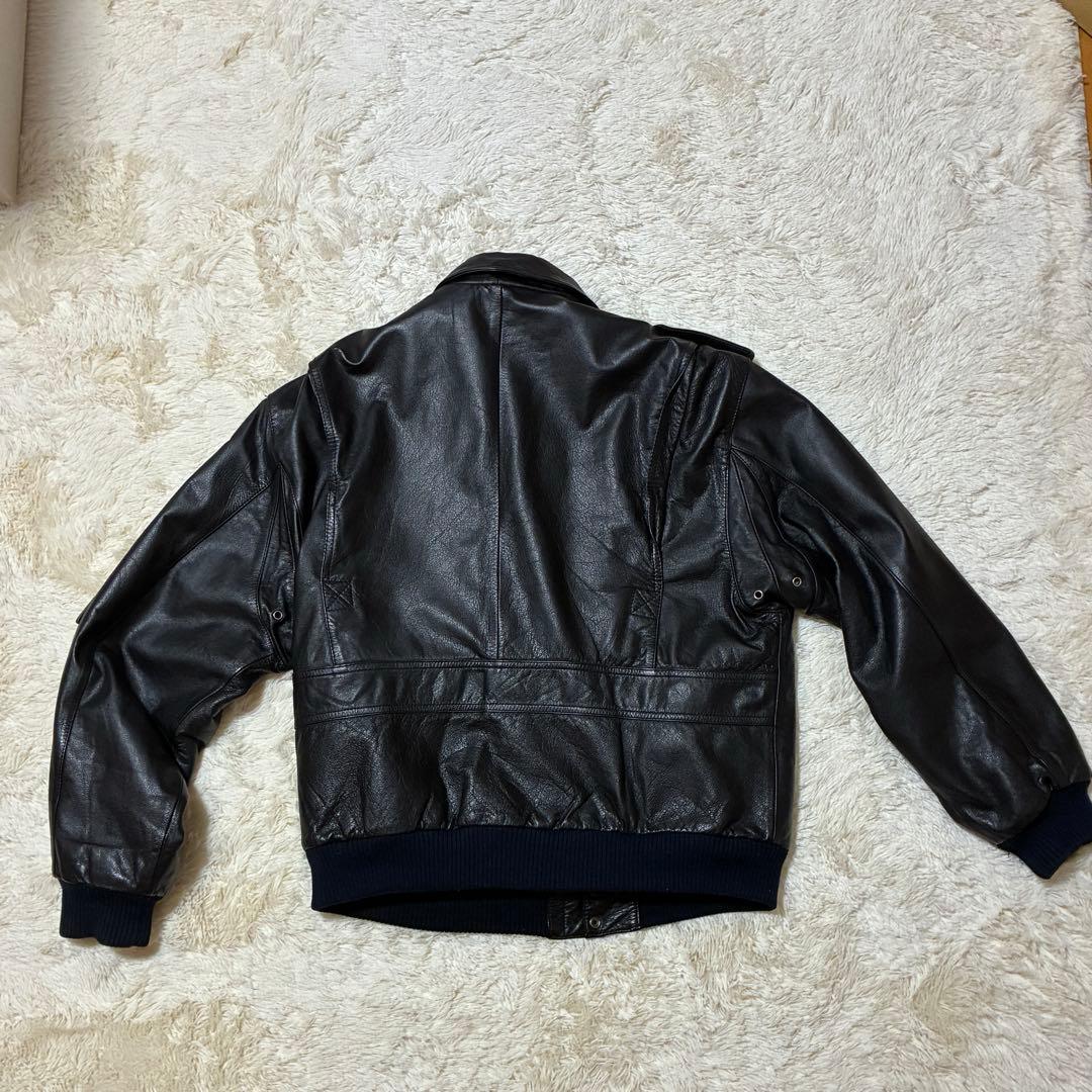 90s短丈レザージャケット　archive ma1