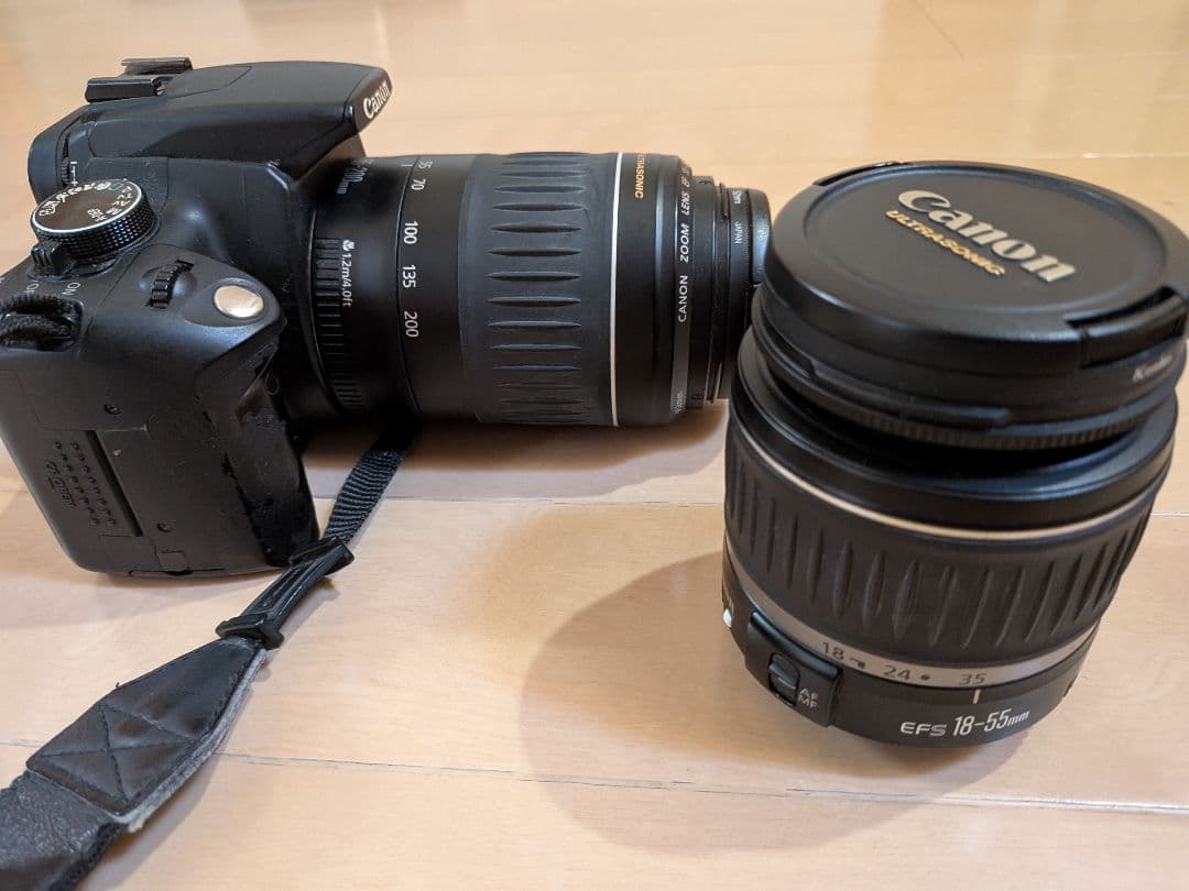 Canon EOS Kiss Digital N 本体 + レンズ2本