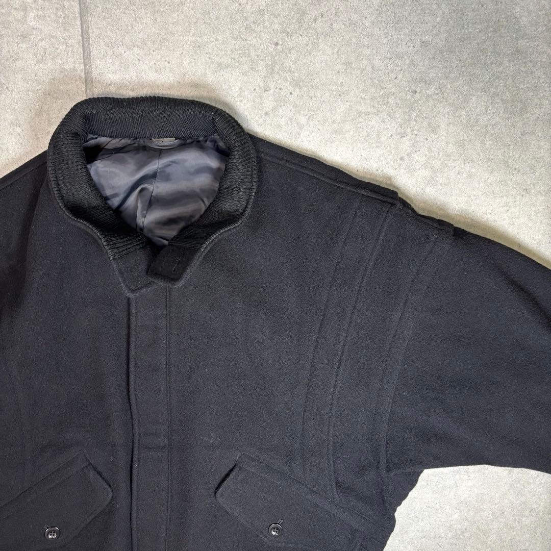 スウィングトップ　ボンバージャケット　ブルゾン　ウール　90s　短丈　デカポケ