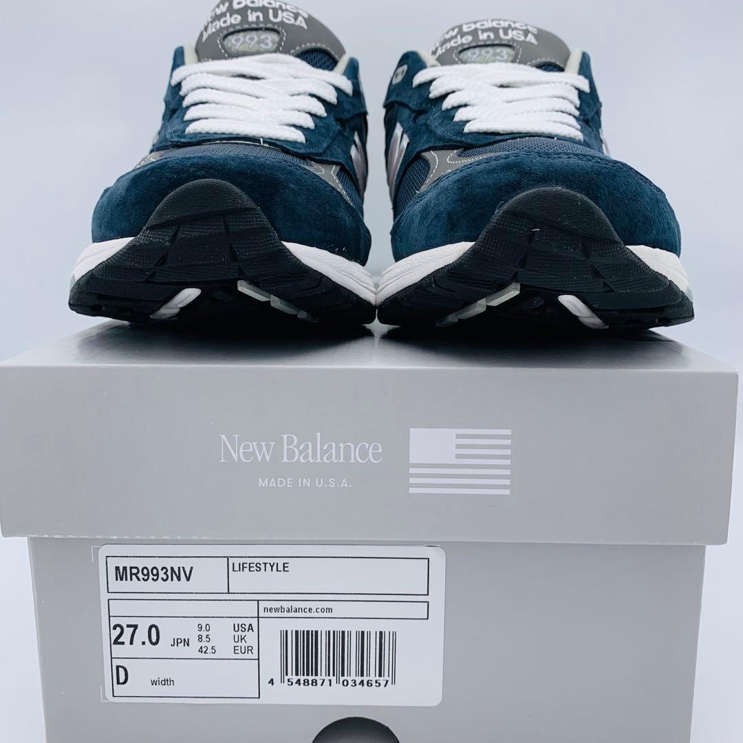 靴 New Balance MR 993NV MADE IN USA