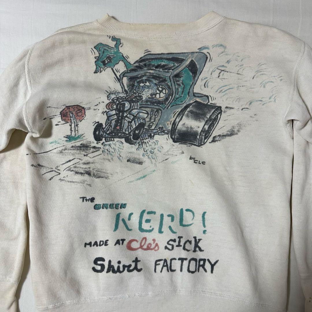 50s-60s CLE ホットロッド エアブラシ スウェット スーパービンテージ