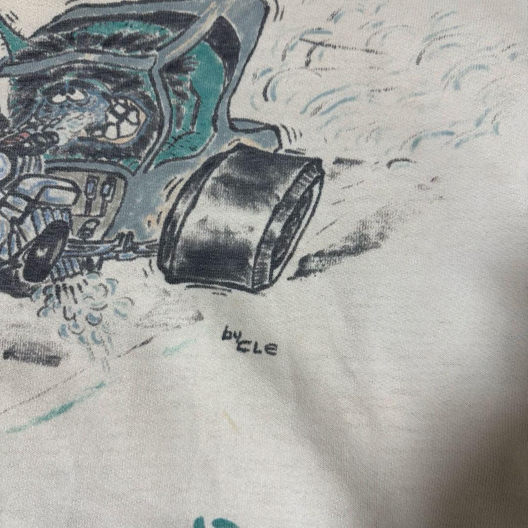 50s-60s CLE ホットロッド エアブラシ スウェット スーパービンテージ