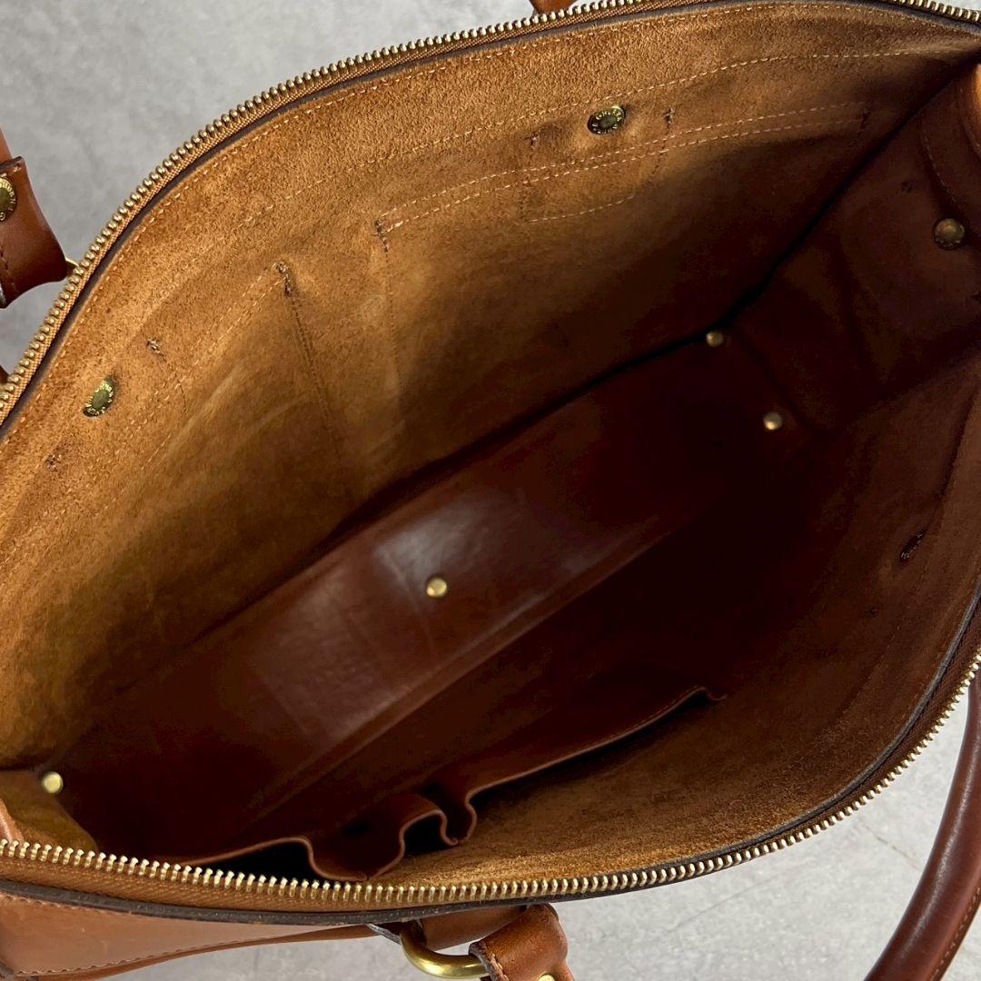 美品！GhurkaグルカNo.5エグザミナーレザービジネスバッグショルダーバッグ