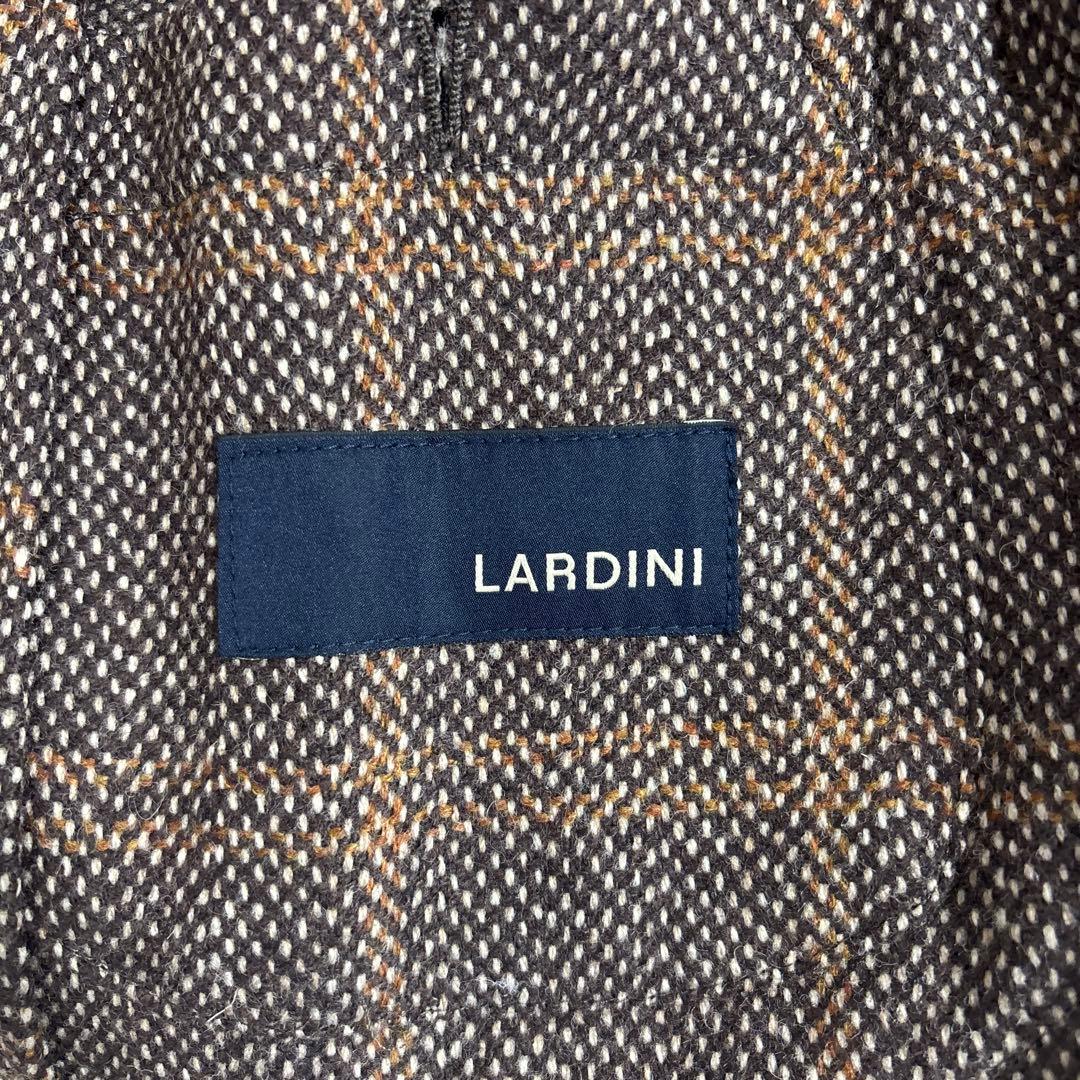 LARDINI チェスターコート チェック柄　サイズ46