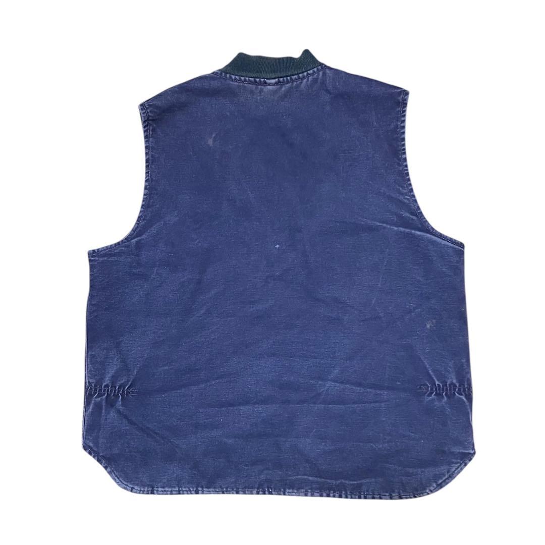 トップス Carhartt duck vest XL navy