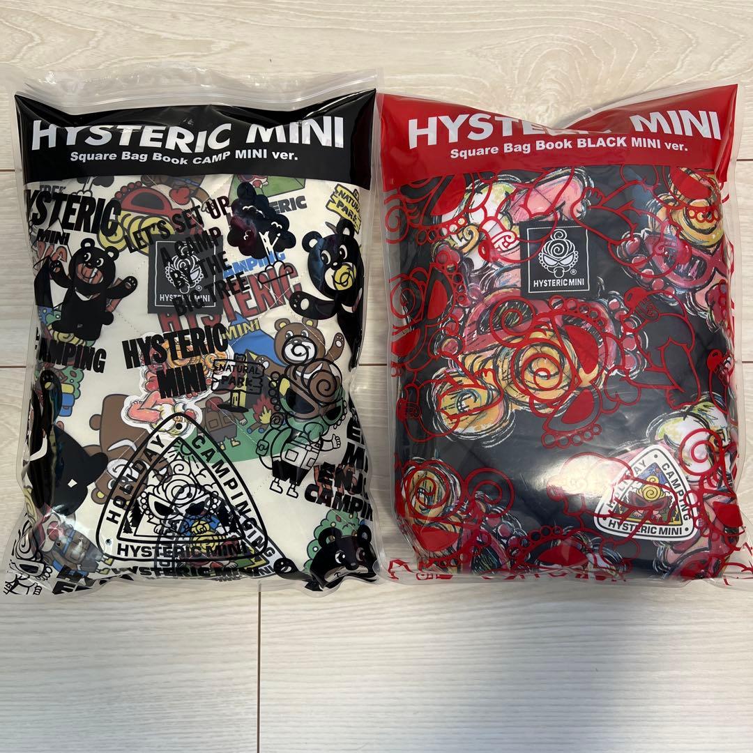 バッグ HYSTERIC MINI Square Bag Book camp&black