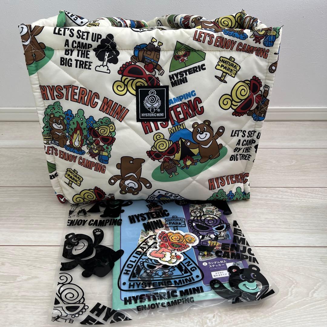 バッグ HYSTERIC MINI Square Bag Book camp&black