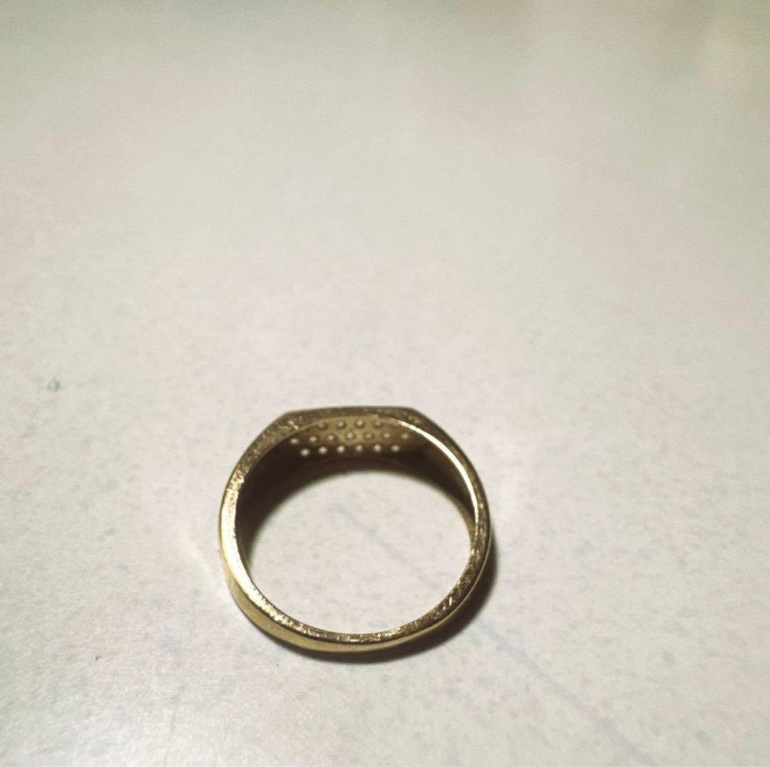 アヴァランチ ゴールド リング 10kジルコニア