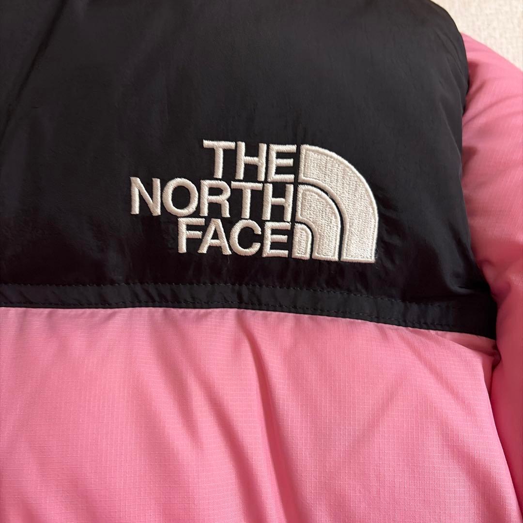 本日限定値下げ　美品　ノースフェイス　ショートヌプシジャケット　ピンク　L