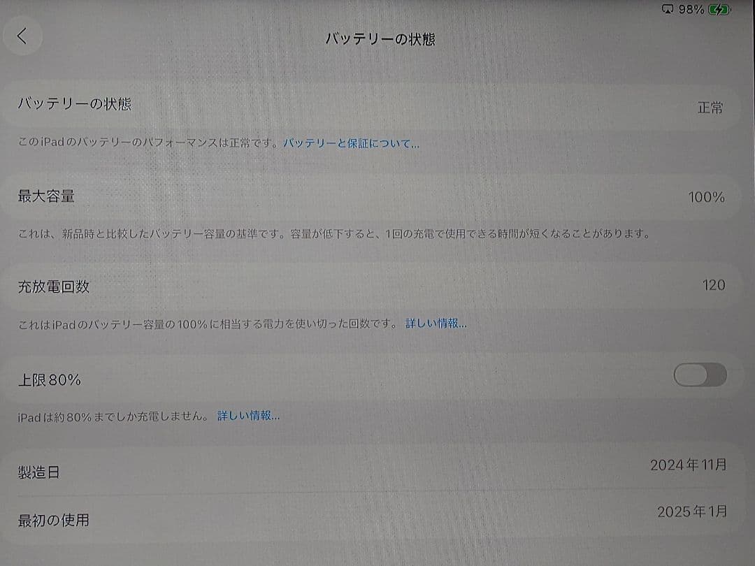 iPad Pro m4 11インチ 256GB ジャンク品