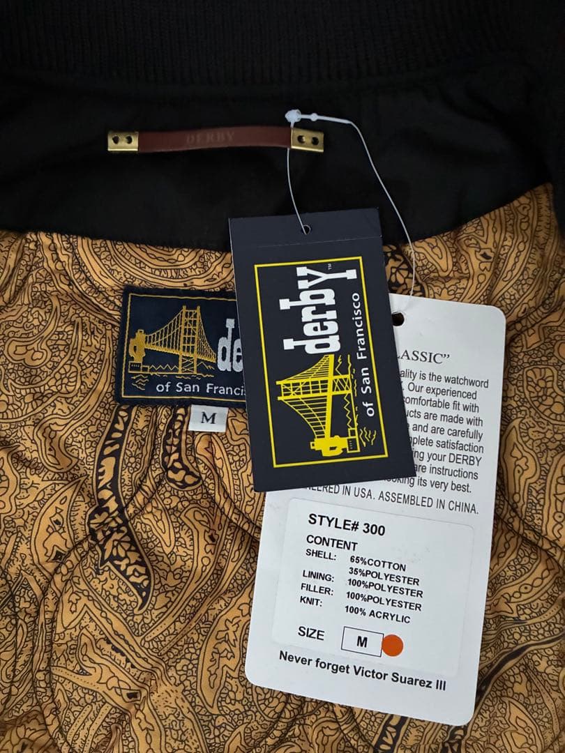 【新品未使用】ダービーオブサンフランシスコ 300クラシック　黒M