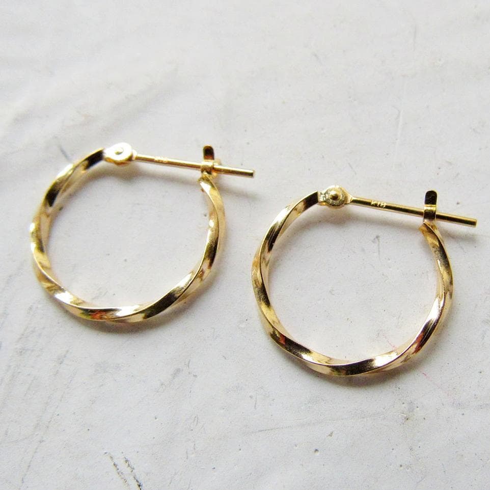 18K ピアス フープ フープピアス 片耳 片方 1個 K18 新品 本物