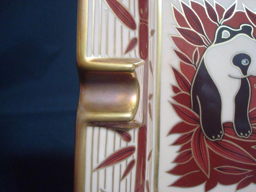 HERMES 　エルメス 　灰皿 　アッシュトレイ　パンダ