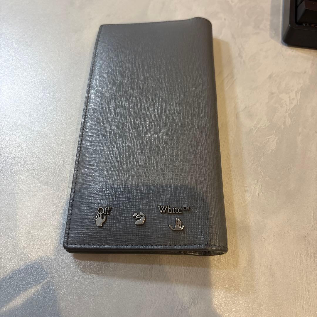 Off-White グレー 長財布