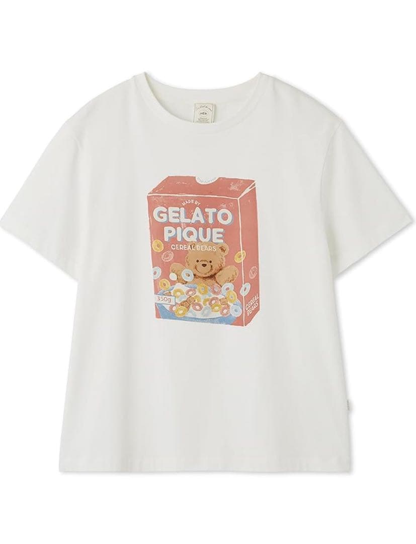 ３時間限定価格　新品タグ付き！　ジェラートピケ シリアルベアTシャツプルオーバー