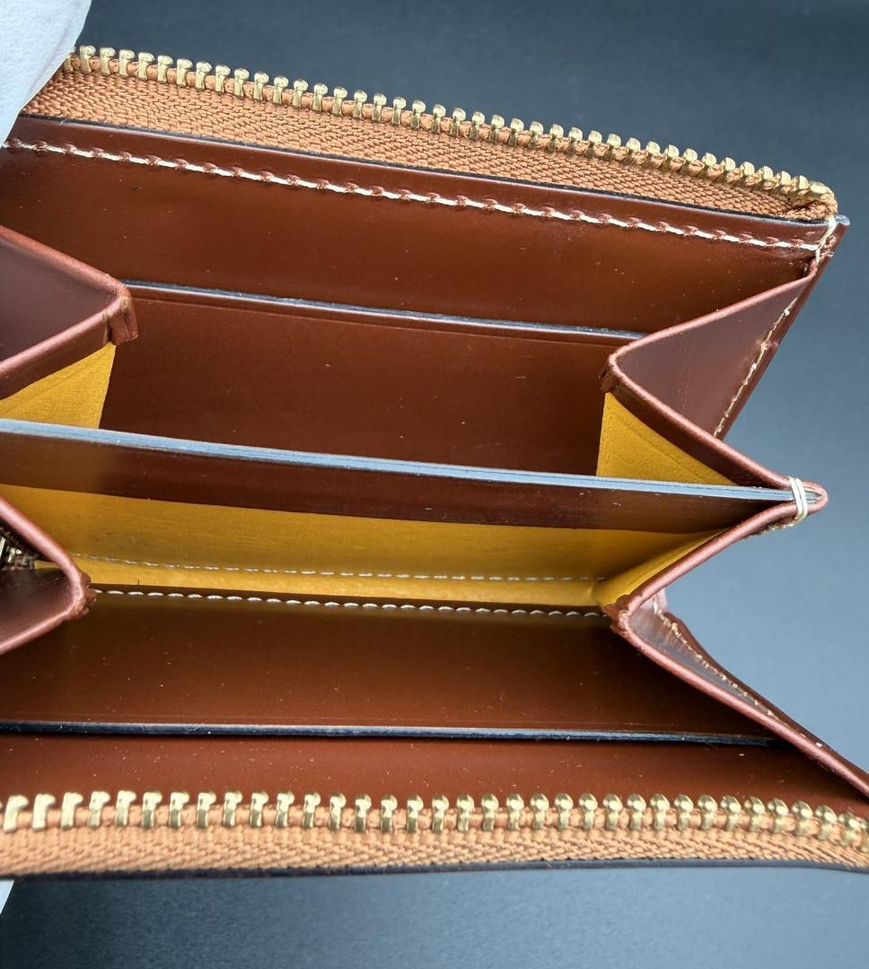 【極美品】GANZO L字ファスナー 小銭入れ ブライドルカジュアル