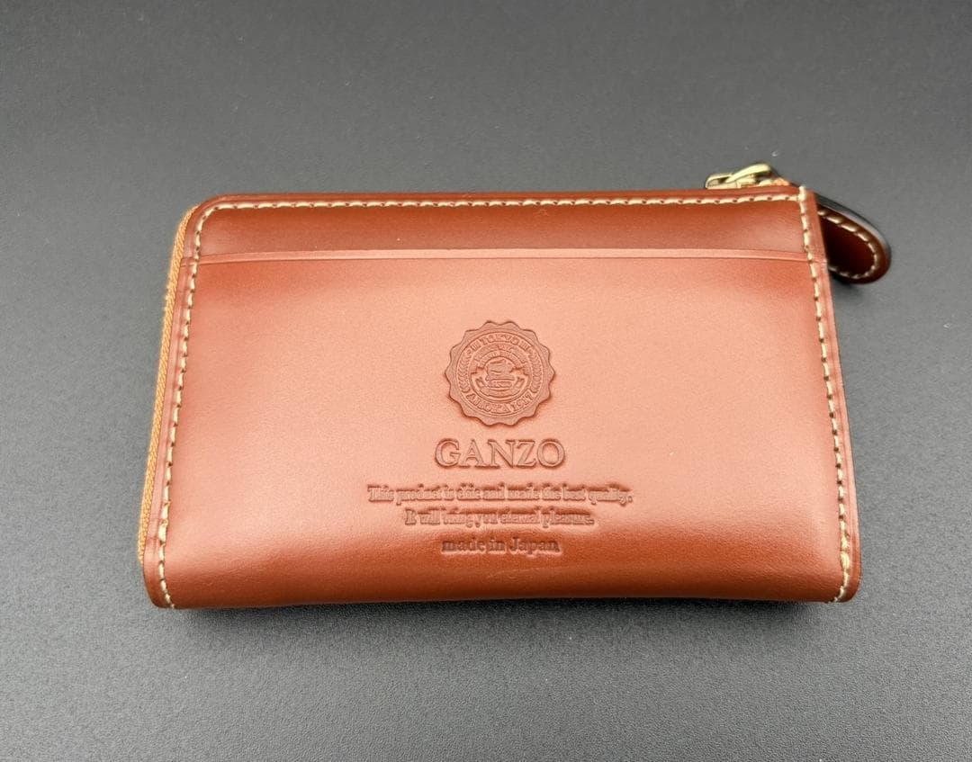 【極美品】GANZO L字ファスナー 小銭入れ ブライドルカジュアル