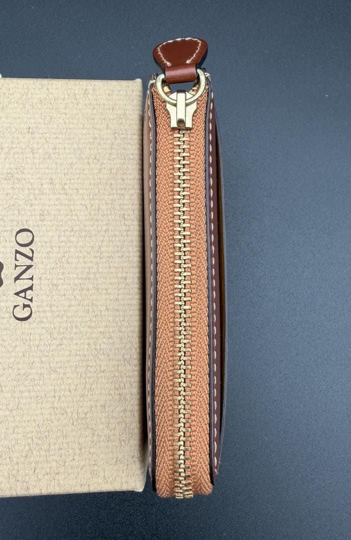 【極美品】GANZO L字ファスナー 小銭入れ ブライドルカジュアル