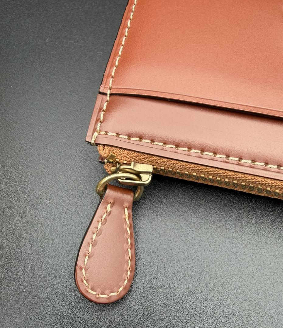 【極美品】GANZO L字ファスナー 小銭入れ ブライドルカジュアル