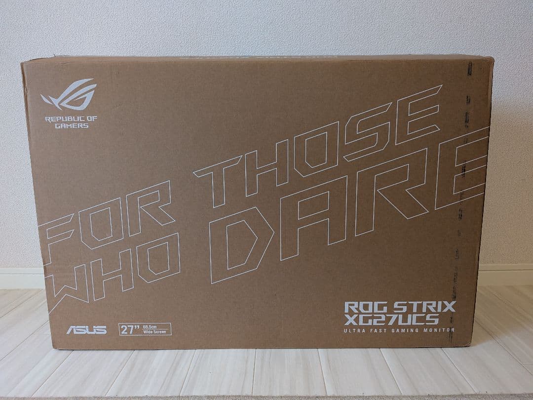 ASUS ROG Strix XG27UCS 27インチ4Kゲーミングモニター