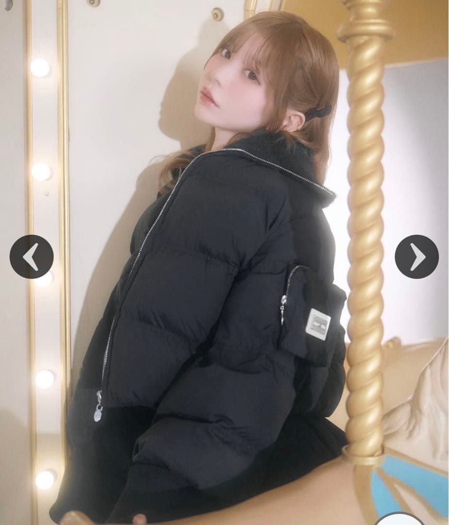 ミシェルマカロン　BIGカラーショートダウン