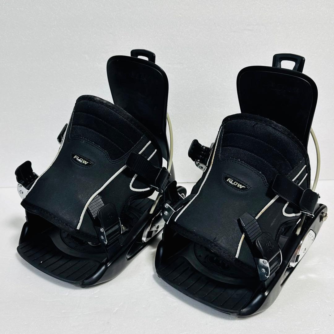 mサイズ　Flow スノーボード ビンディング ブラック黒色ワンタッチクイック