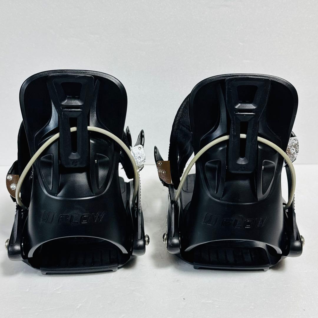 mサイズ　Flow スノーボード ビンディング ブラック黒色ワンタッチクイック