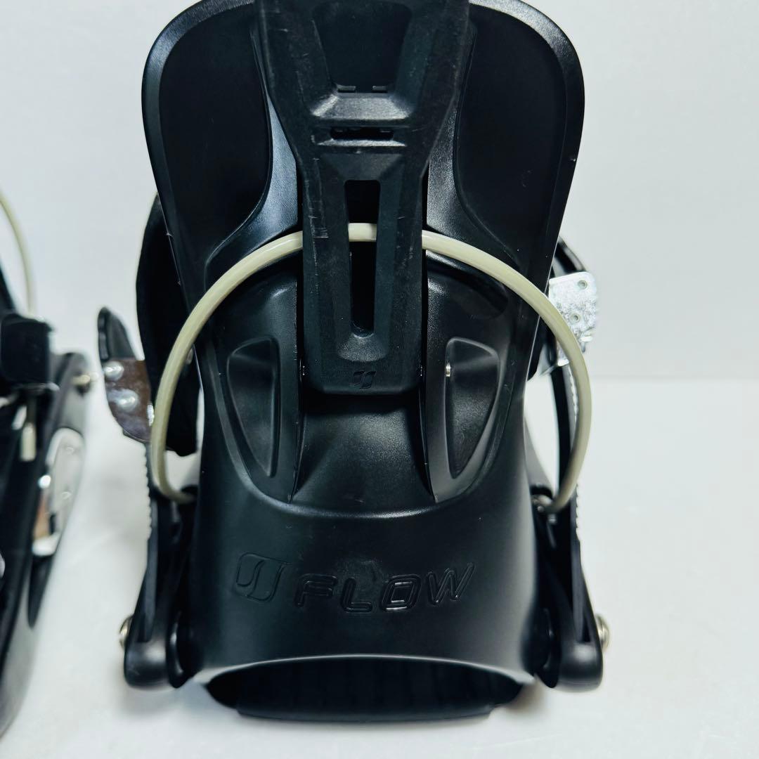 mサイズ　Flow スノーボード ビンディング ブラック黒色ワンタッチクイック