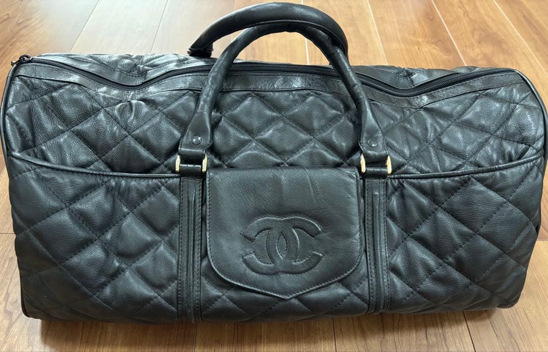 ボストンバック(旅行用バック)ブラック　大容量