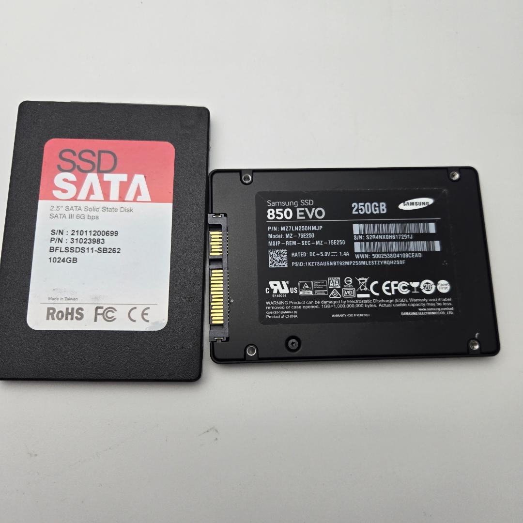 メ*ン様 動作確認済 SATA 2.5インチ　SSD 240GB〜1024GB