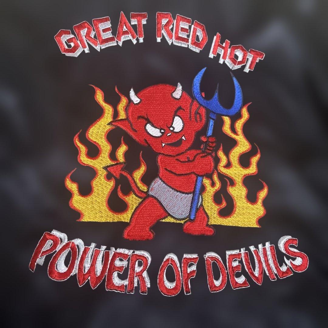 日本製　RED DEVILS サテンジャケット　スカジャン　ベトジャン