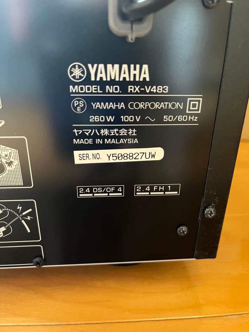 YAMAHA AVアンプ RX-V483