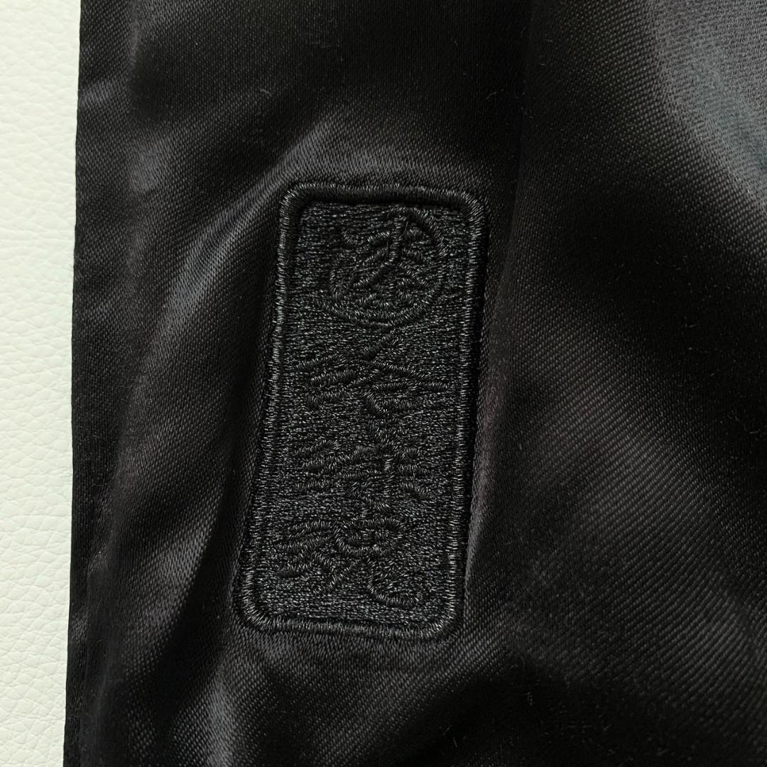 【シマエナガ】絡繰魂漆 XL 龍 刺繍 リバーシブル スカジャン 黒 和柄