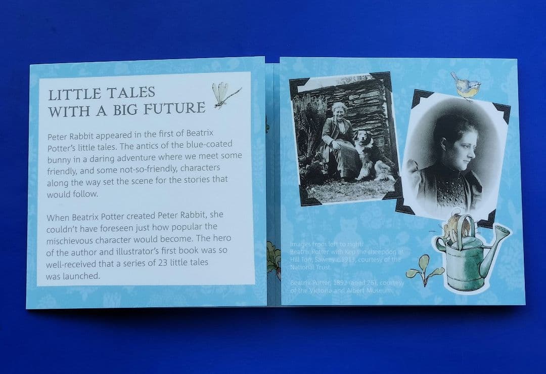 ピーターラビット　50ペンス銀貨（2018年）イギリス