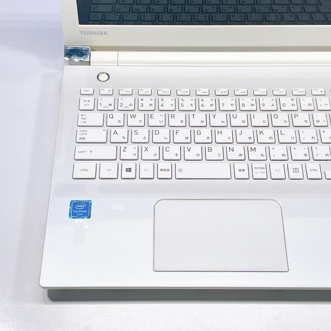 初期設定済✨快適SSD✨Windows11✨ホワイト✨東芝ノートPC 薄型カメラ