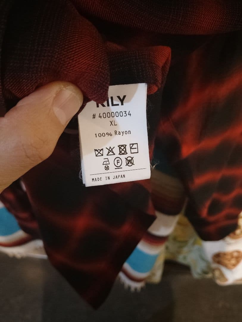 t*i様 RILY　今市隆二　 オンブレチェックシャツXL　即完売品 キムタク
