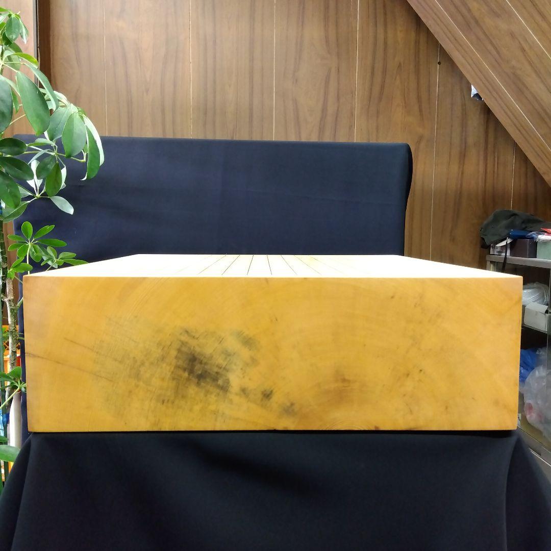 【国産　本榧　４寸碁盤　木表　脚なし】