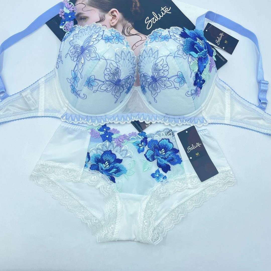 ワコール サルート42G P-up 42G みずがめ座 ブラ&ショーツI65M