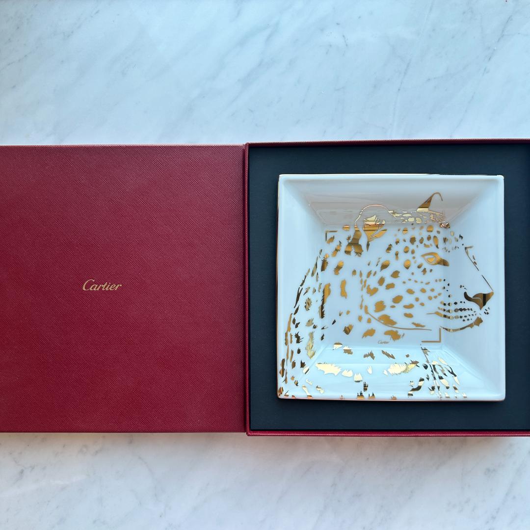 ＊希少・未使用＊Cartier カルティエ　パンテール　トレイ　小物入れ　飾り皿
