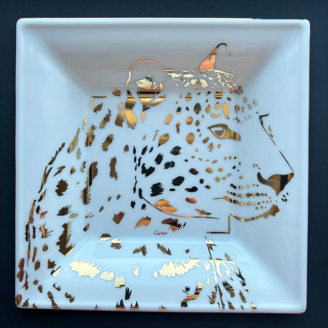 ＊希少・未使用＊Cartier カルティエ　パンテール　トレイ　小物入れ　飾り皿