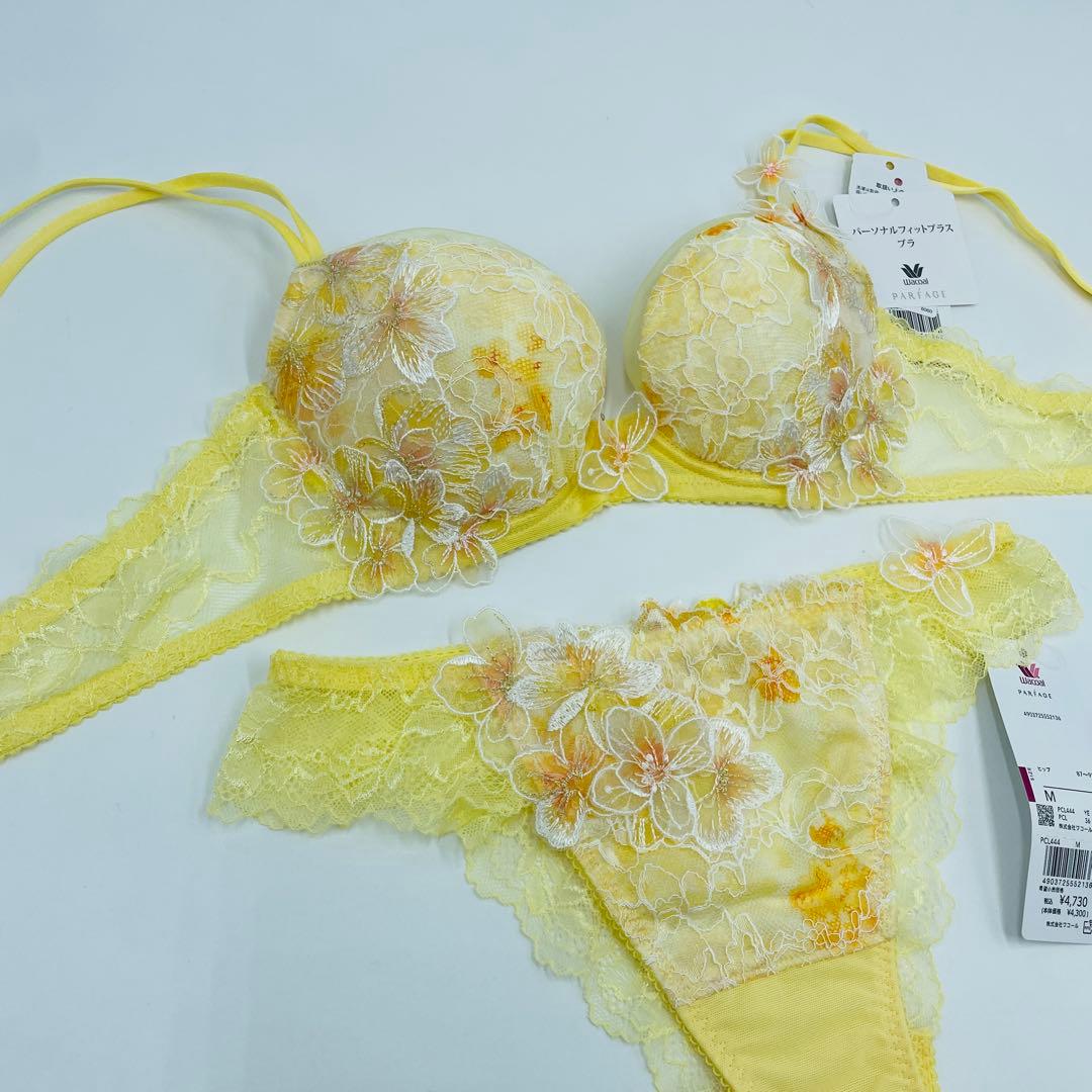 ワコール／パルファージュパーソナルフィットプラスブラブラジャーとショーツC70M