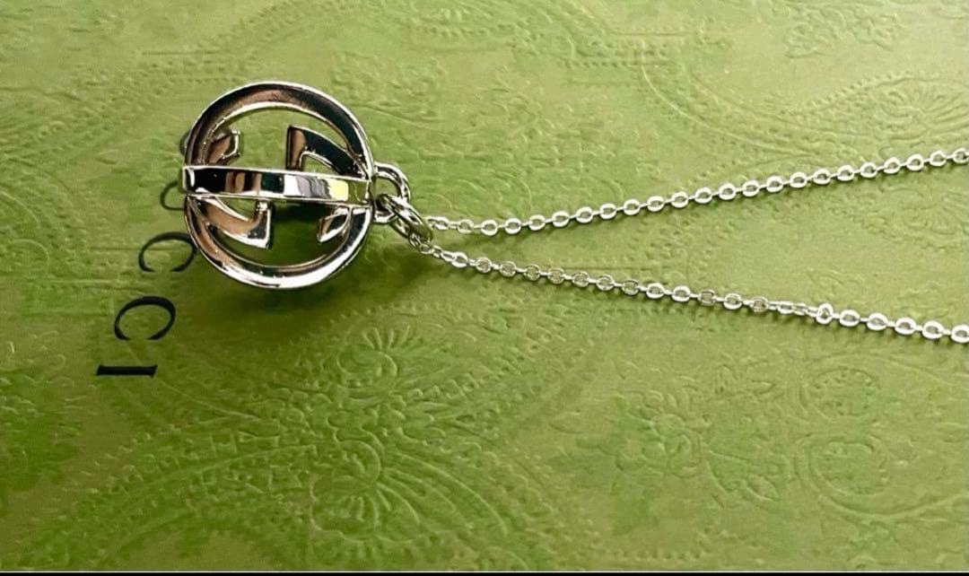 ✨極美品✨ GUCCI GGロゴ チャームネックレス【確実正規品】