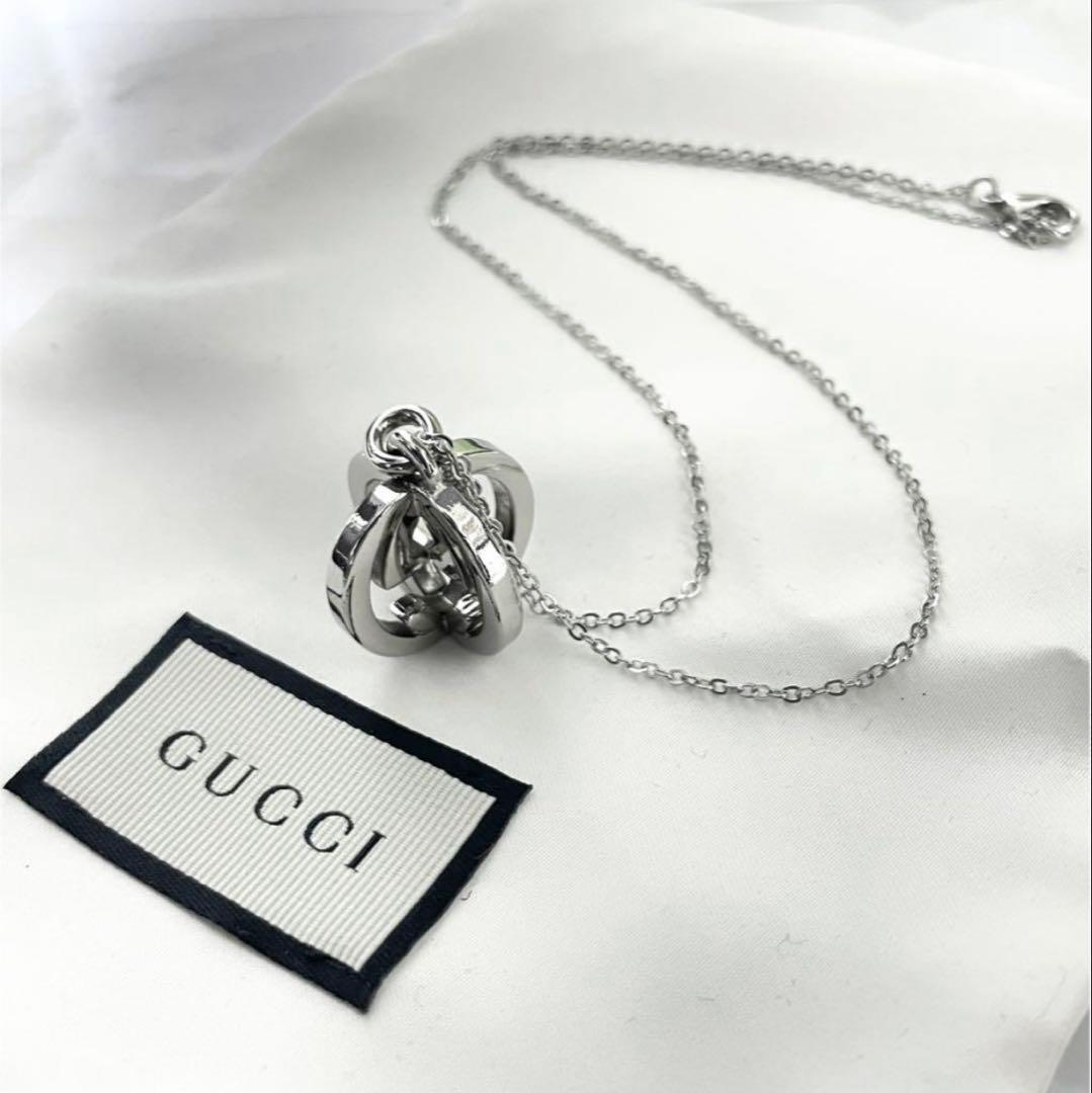 ✨極美品✨ GUCCI GGロゴ チャームネックレス【確実正規品】