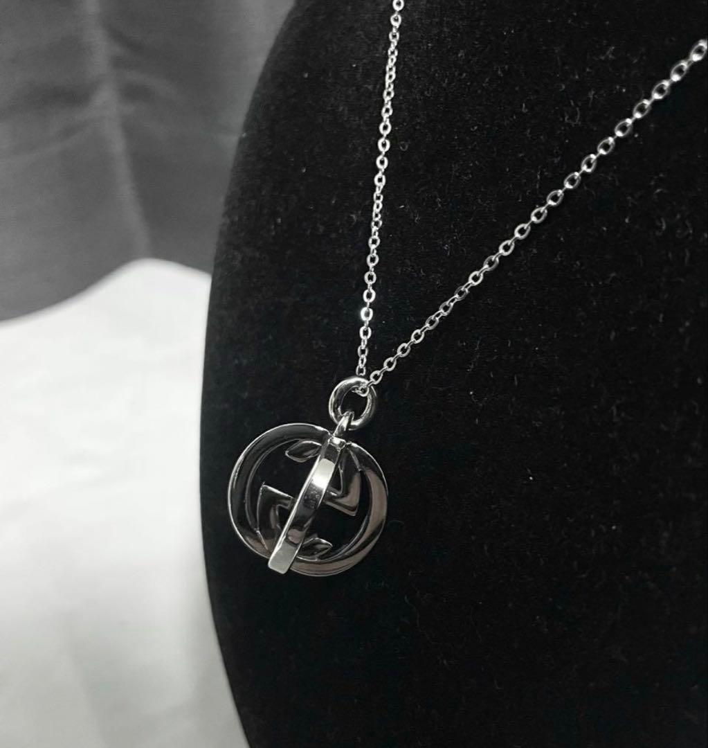✨極美品✨ GUCCI GGロゴ チャームネックレス【確実正規品】