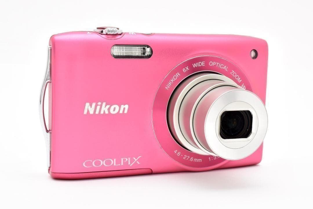 【お値下げ歓迎・極美品】　ニコン　Nikon COOLPIX S3300 ピンク