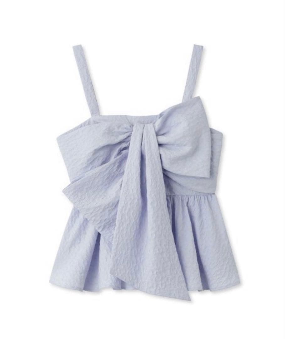 FRAY I.Dペプラムリボントップス